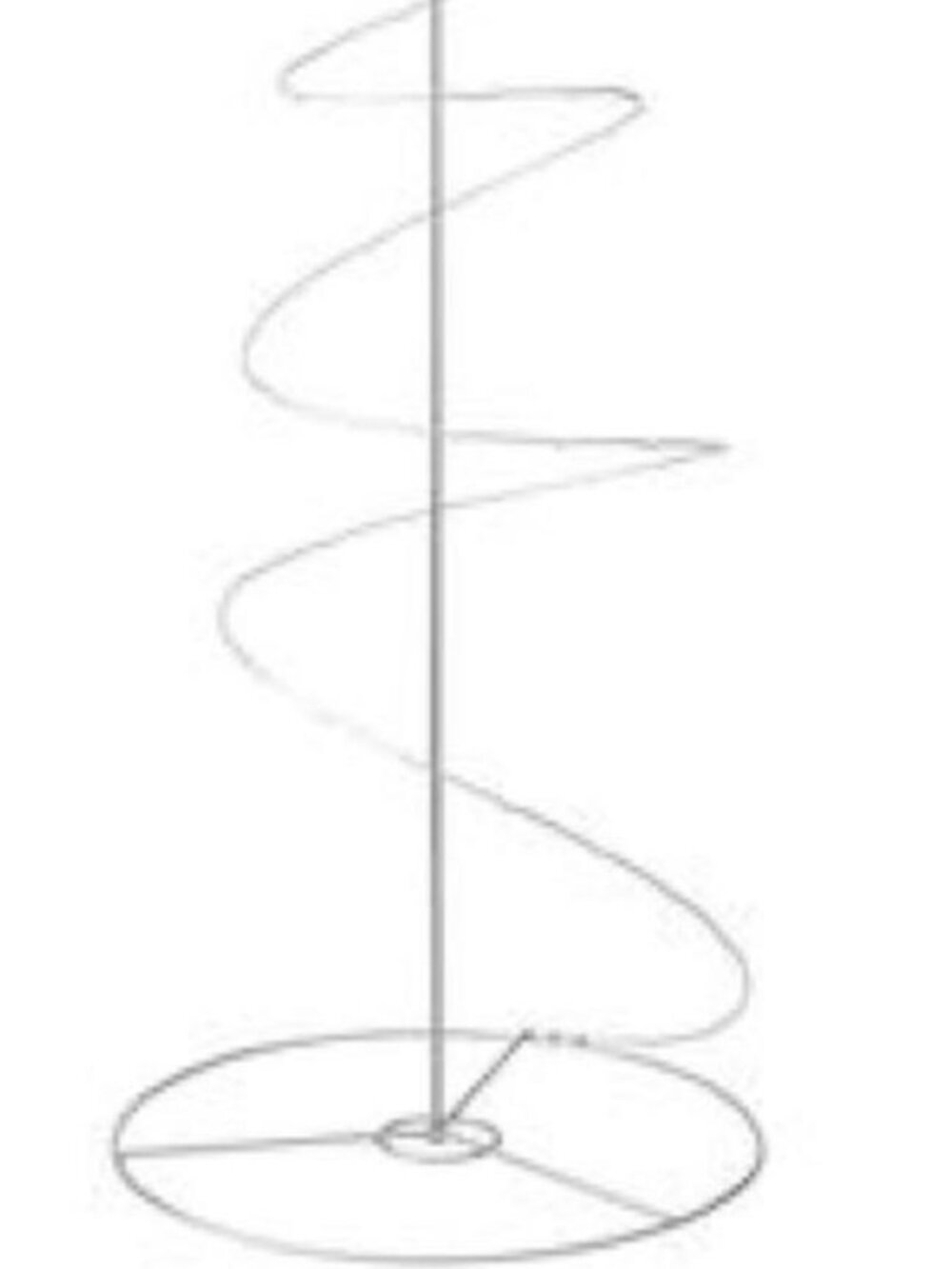 Ikea YRSNO Spiral Christmas Tree Ornament Display Modern 39"